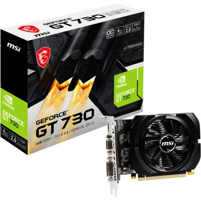 MSI GeForce GT 730 4GB DDR3 64bit (N730K-4GD3/OCV1)