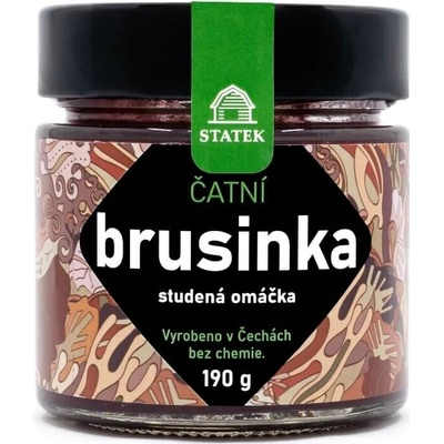 Hradecké delikatesy Čatní brusnica 190 g