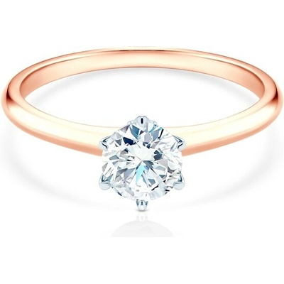 Savicki Zásnubný prsteň The Journey dvojfarebné zlato laboratórny diamant TJ R3 2 LAB RB