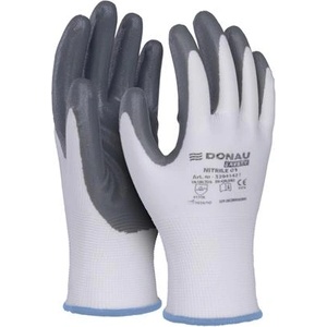 DONAU Монтажни ръкавици, нитрилни, DONAU "Safety 01", размер 9/L, сиви 32041421-09 (32041421-09)