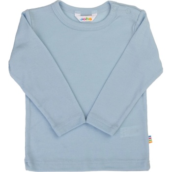 Joha Детски вълнен пуловер Joha Kid's Blouse with Long Sleeves Merino longsleeve - Blue - размер 100 (704-5943-0113)