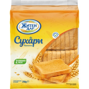 Житен Дар Пшеничени сухари Житен дар 250 г
