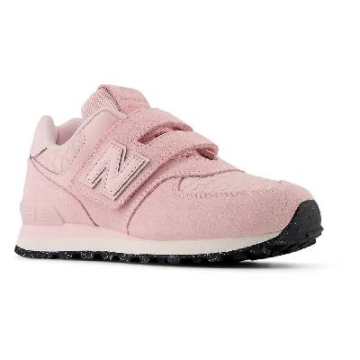 Маратонки New balance 574 Hook & Loop Pre trainers - Pink (Rose Sugar)
