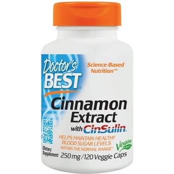 Image 1 of Doctor's Best BEST Cinnamon Extract with CinSulin 250 mg [120 капсули]