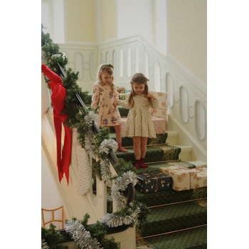 Konges Sløjd Детска памучна рокля Konges Sløjd AVI LS BOW DRESS GOTS (KS104203.9BYA)