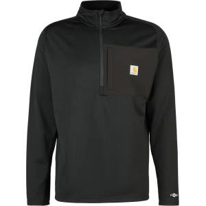 Carhartt WIP Мъжки поларен пуловер Carhartt Mock Neck Half-Zip T-Shirt Longsleeve - Black - размер XXL (216-6970-0115)