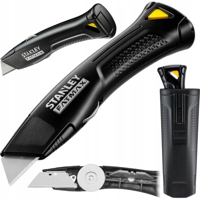 Nôž na trapézové Stanley FatMax FMHT10500-0 Heavy Duty s puzdrom (čierny)