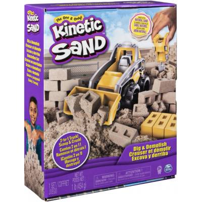 Kinetic Sand комплект за игра изкопаване и събаряне (6044178)