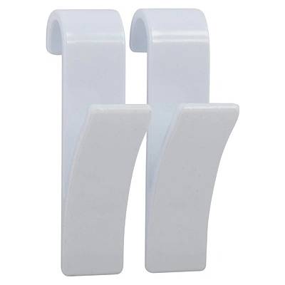 MSV ЗАКАЧАЛКИ ЗА КЪРПИ К-КТ 2бр БЯЛ (141411)