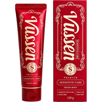 VUSSEN S kórejská Sensitive Care pre citlivé zuby 120 g