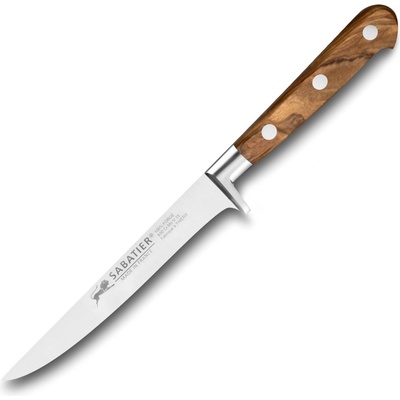 LION SABATIER Нож за обезкостяване IDEAL PROVENCAO 13 см, неръждаема стомана нитове, кафяв, Lion Sabatier (LS831385)