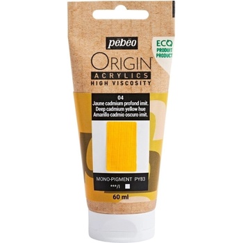 Pébéo Origin АКРИЛНА боя Deep Cadmium Yellow Hue 60 ml 1 бр (817004)