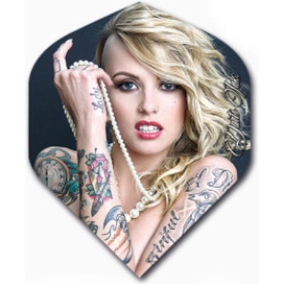 Designa Darts Ink - Blonde Haired Girl F2489