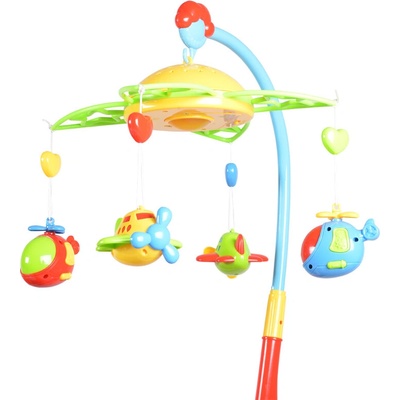 Moni Toys Въртележка прожектор Plane Fairyland 81005