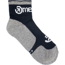 Meatfly ponožky Logo Middle Socks CO A Grey Šedá