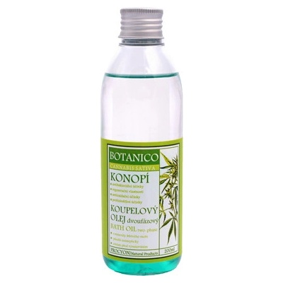 Botanico koupelový olej dvoufázový relaxační Konopí 200 ml