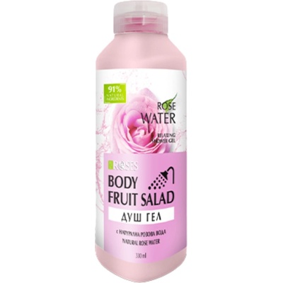 Real Juice sprchový gel s růžovou vodou 330 ml