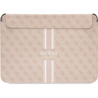 Guess PU 4G Printed Stripes Computer Sleeve 13/14" Pink GUCS14P4RPSP