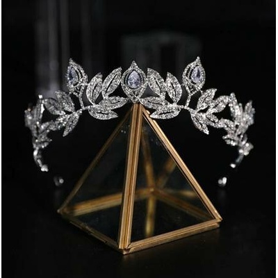 Naishide Jewelry svatební korunka LEAF – Zboží Dáma