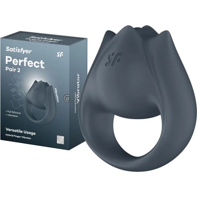 Пръстов вибратор и пенис ринг в едно - Satisfyer Perfect Pair 2 (SATISFY499)
