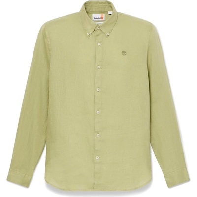 Timberland Мъжка риза с копчета Timberland Mill Brook Linen Shirt - Sage - размер XXL (033-3225-0114)
