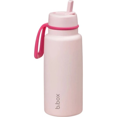 B.Box nerezová termolahev s brčkem 1 l Flamingo Fizz