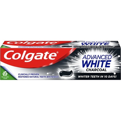 Colgate Advanced White bělicí zubní pasta s aktivním uhlím 75 ml