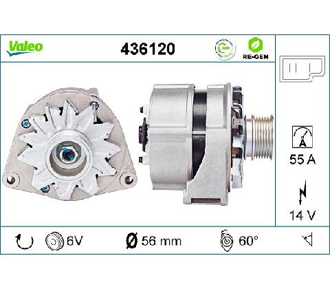 Alternátor VALEO 436120