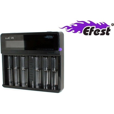 Efest LUC V6 LCD nabíječka 6 slotů