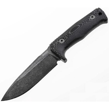 LionSTEEL T5 Fixed Knife Black PVD Niolox Stonewash Micarta