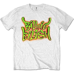 Billie Eilish Graffiti White L Риза (BILLIETS06MW03)