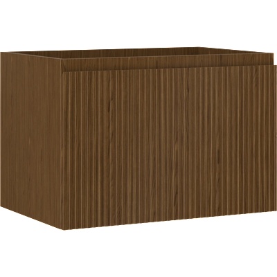 Mexen Rivel шкафче за баня под мивка 70 см, 1 чекмедже, оребрено, орех - 91A20-07047-1-BF86 (91A20-07047-1-BF86)