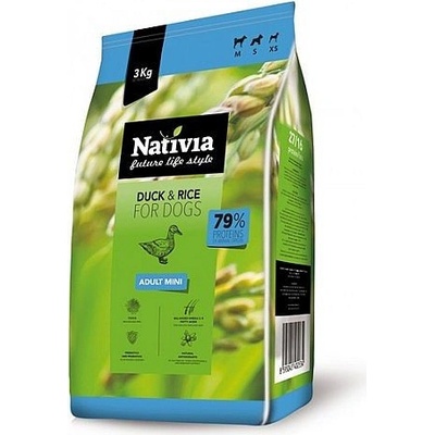 Nativia Adult Mini Duck & Rice 20 kg