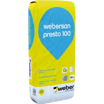 Weber Webersan presto 100 sanačný prednástrek na vlhké murivo 30 kg