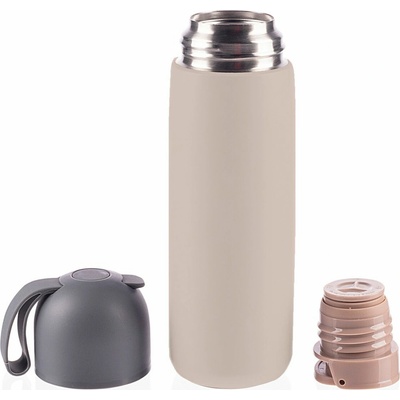 Zopa Termoska se silikonovým držákem 400 ml Cookie beige