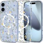 Tech-Protect Калъф Tech-Protect Flexair, съвместим с Magsafe за Iphone 17, цветя