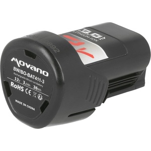 Movano Батерия за Bosch BAT411 / BAT412 / BAT413 / BAT414, 12V, 3.0 Ah (BW/BO-BAT411-3)