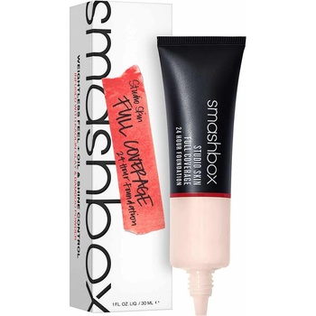 Smashbox Studio Skin High Cover Течен фон дьо тен 1 Светъл подтон хладен с нотки на праскова 30 ml