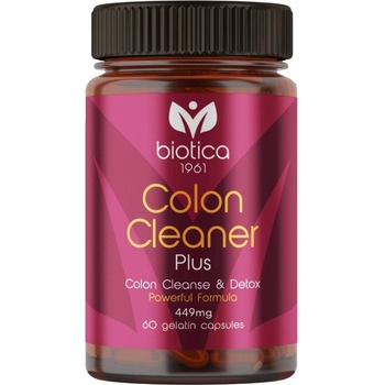 Biotica 1961 Colon Cleaner Plus, 60 капсули, Biotica 1961