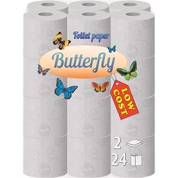 Image 1 of Butterfly Тоалетна хартия Butterfly 24 бр. - 2 пласта (bf-24)
