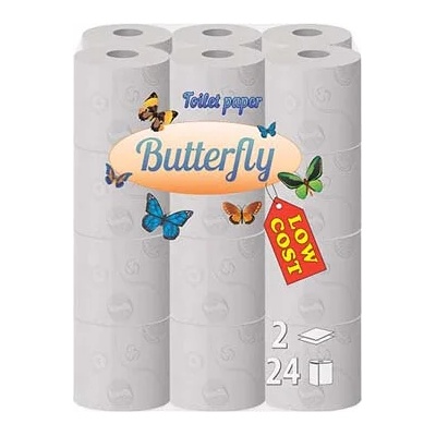 Butterfly Тоалетна хартия Butterfly 24 бр. - 2 пласта (bf-24)