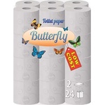 Butterfly Тоалетна хартия Butterfly 24 бр. - 2 пласта (bf-24)