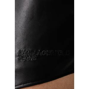 Karl Lagerfeld Jeans рокля от имитация на кожа (B4W13013)