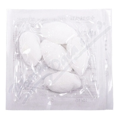 LINON S tampon sterilní stáčený 15/15cm 5ks