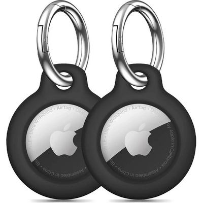 Tech-Protect 2x ключодържател за Apple Airtag от Tech Protect Rough - Черен (5906302360710)