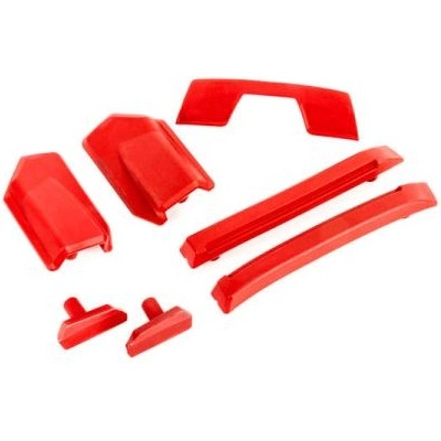 Traxxas укрепване на каросерията червено (за #9511)