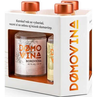 DOMOVINA 46% 3 x 0,05 l (dárčekové balenie)