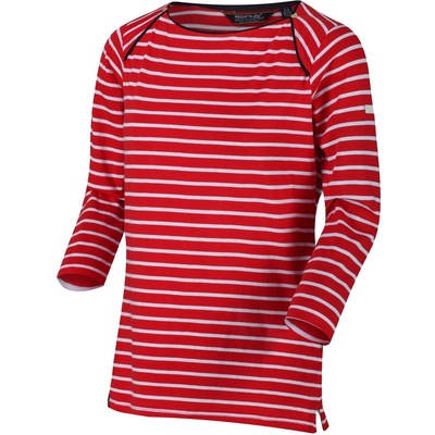 Regatta Тениска Regatta Polina 3/4 Sleeve T-Shirt - TrueRedStrpe