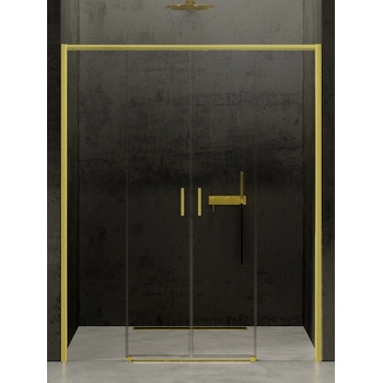 New Trendy Prime Light Gold sprchové dvere 140 cm posuvné D0443A