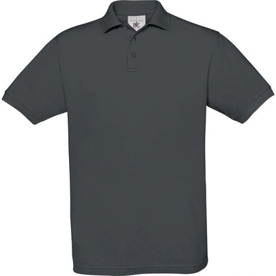 B&C Safran Piqué polo tričko sivé dark